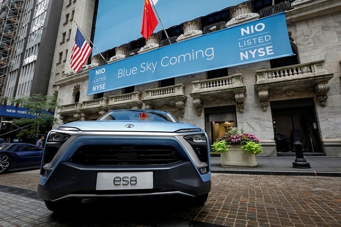 Nio launches smartphone for use with company EVs