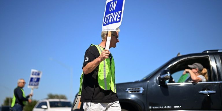 UAW pauses strike expansion after ‘transformative win’ at GM on EV-battery factories